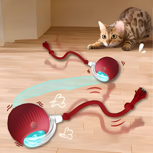 Catfri® CatBall: Automatisk Interaktiv Morsom Kattejaktball