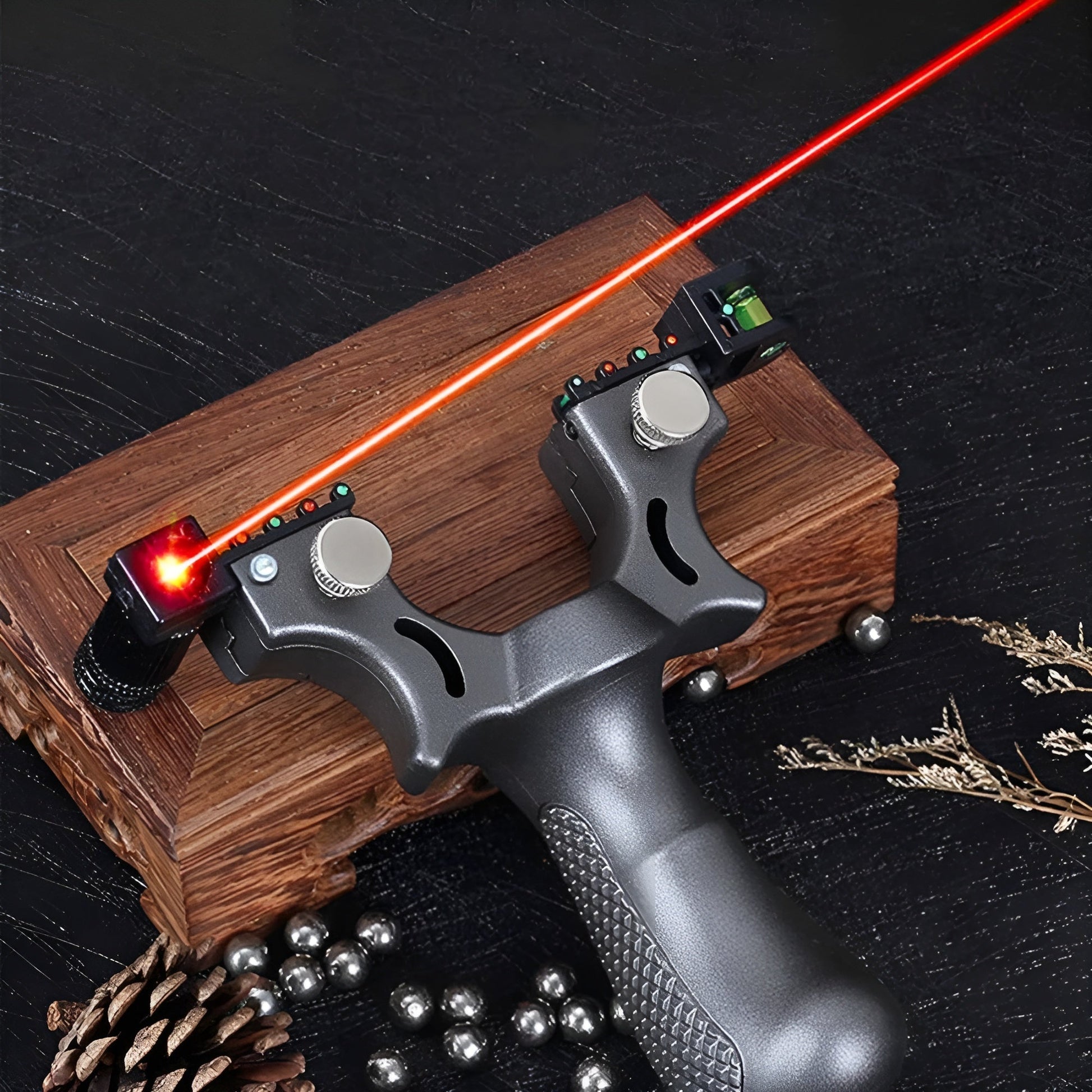 PrecisionSlingshot: Høy Ytelse Laser Profesjonell Presisjon Slingshot
