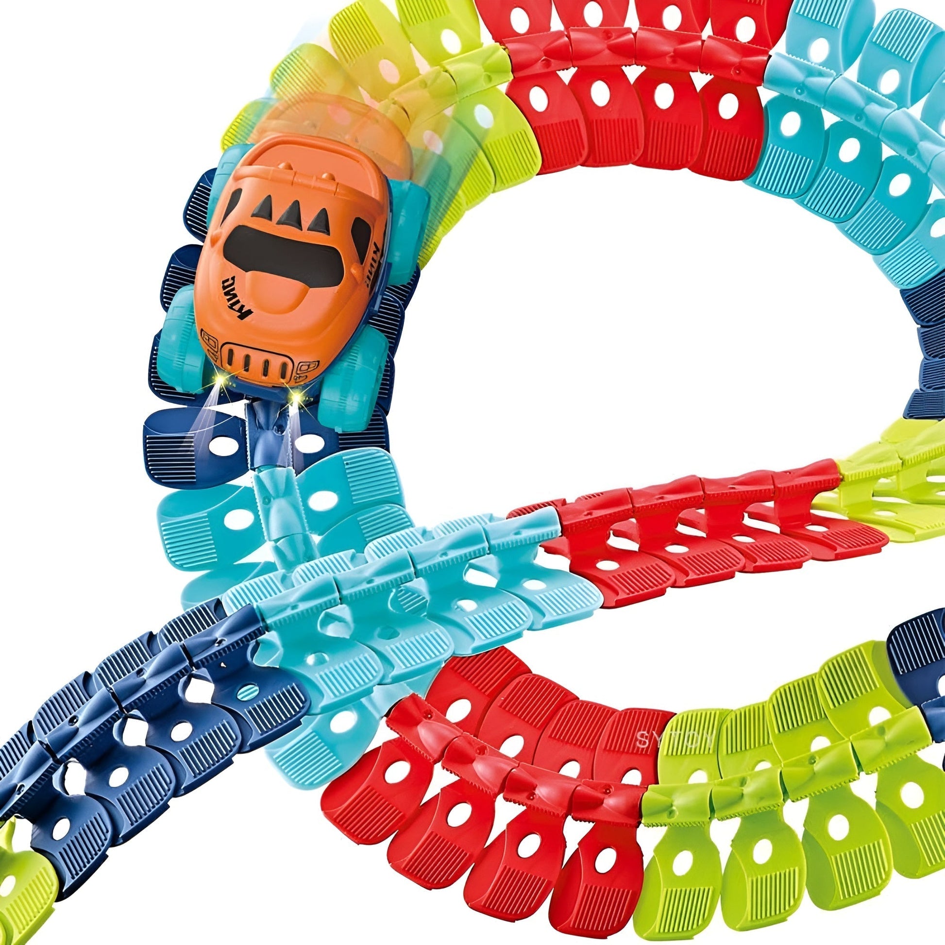 Kletshuts™ RaceTrack: Pedagogisk Morsom Kreativ Fleksibel Racerbilbane