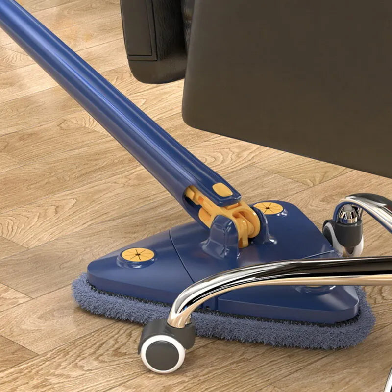 Cleaner Pro° TriangleMop: Langt Håndtak Justerbar Trekant 360 Rengjøringsmopp