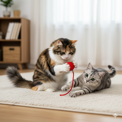 Catfri® CatBall: Automatisk Interaktiv Morsom Kattejaktball
