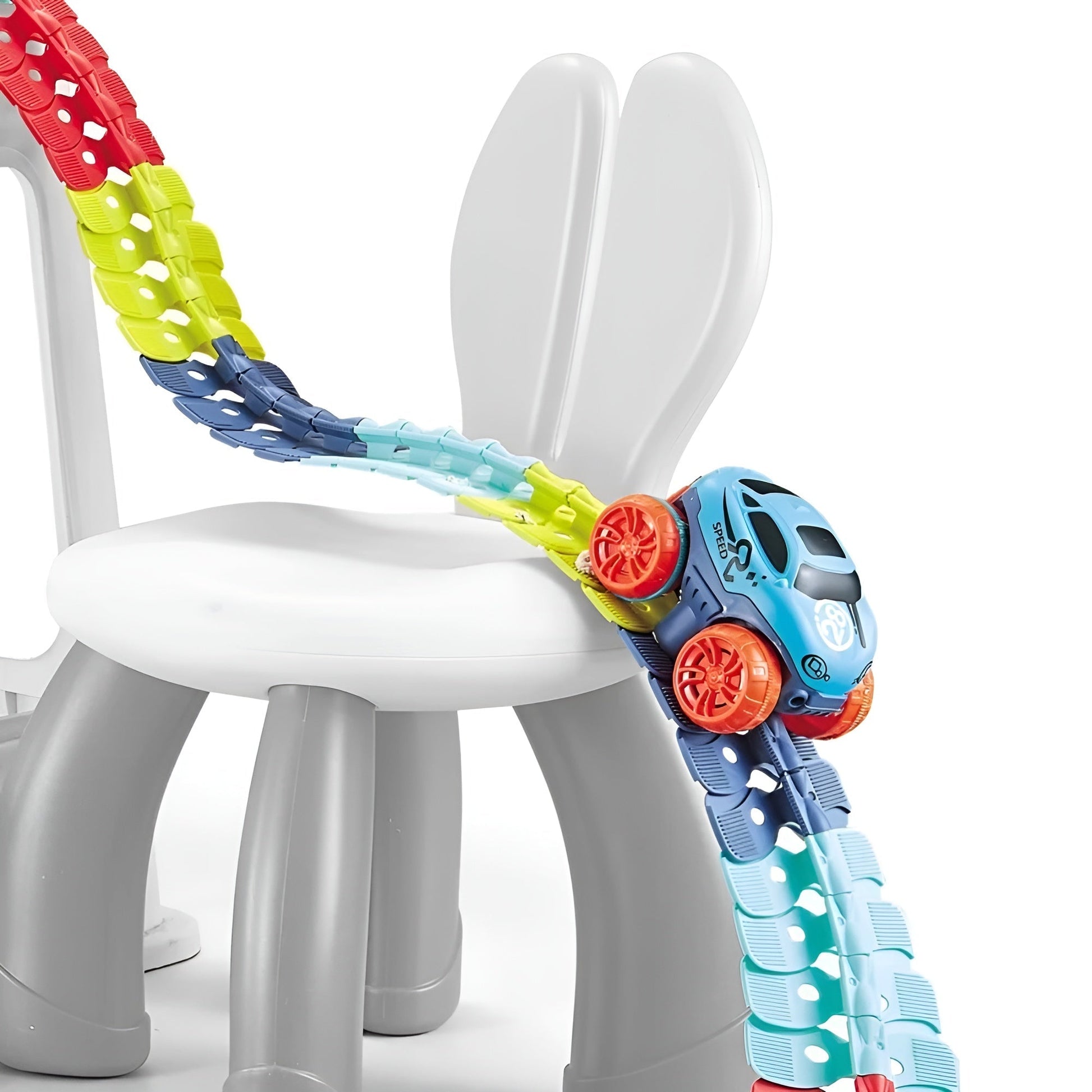 Kletshuts™ RaceTrack: Pedagogisk Morsom Kreativ Fleksibel Racerbilbane