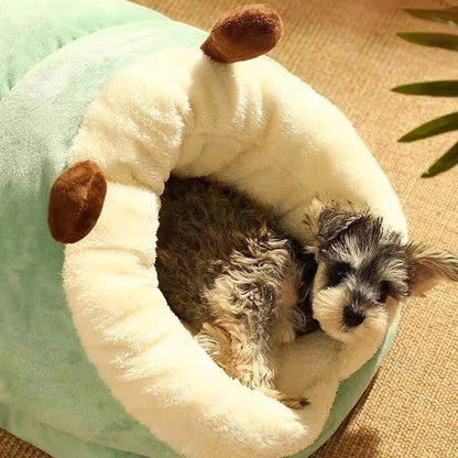 DogCatFri™ ComfyCave: Premium Blød Støtte Varm Behagelig Hule Seng Til Kæledyr