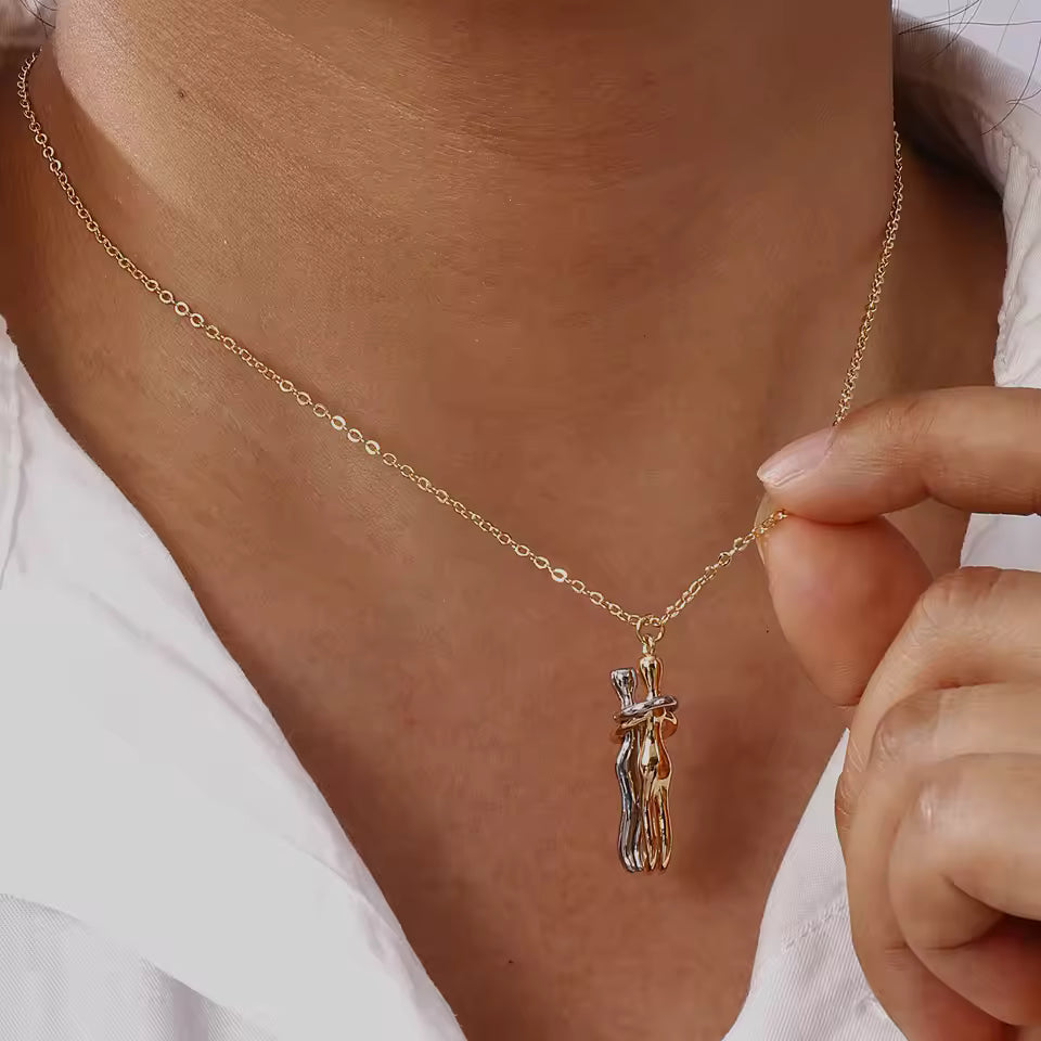Jewelance™ HugNecklace 1+1 GRATIS- Elegant Symbolsk Kram Halskæde Til Hverdagseg Brug