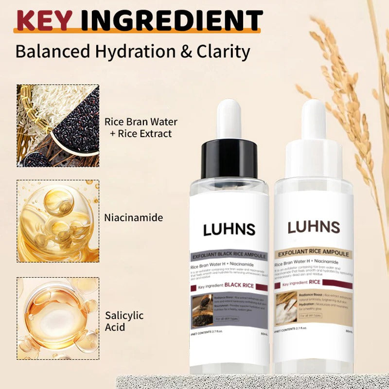 ExfoliatingSerum 1+1 GRATIS: Enkel Å Bruke Mild Eksfolierende Ampull For Sensitiv Hud