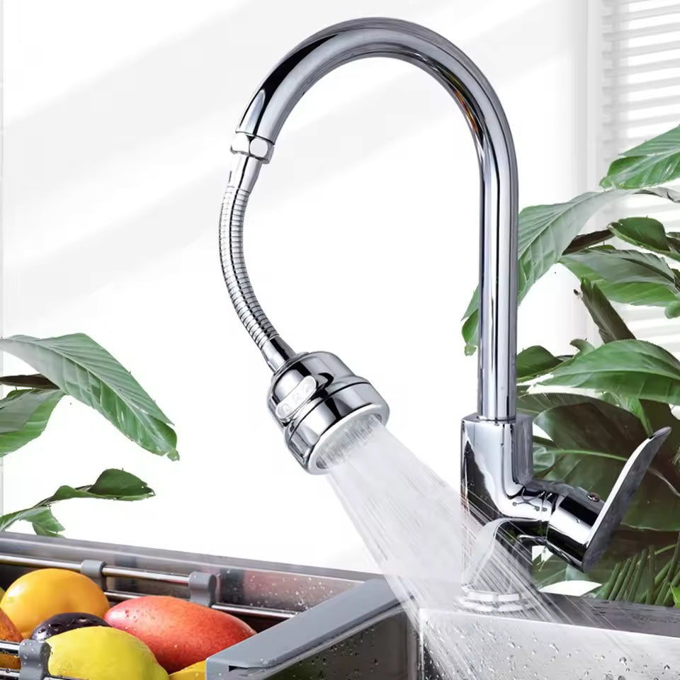 Globetrek° RotateFaucet 1+1 GRATIS: Universel 3-Mode Nem Installation Drej Faucet