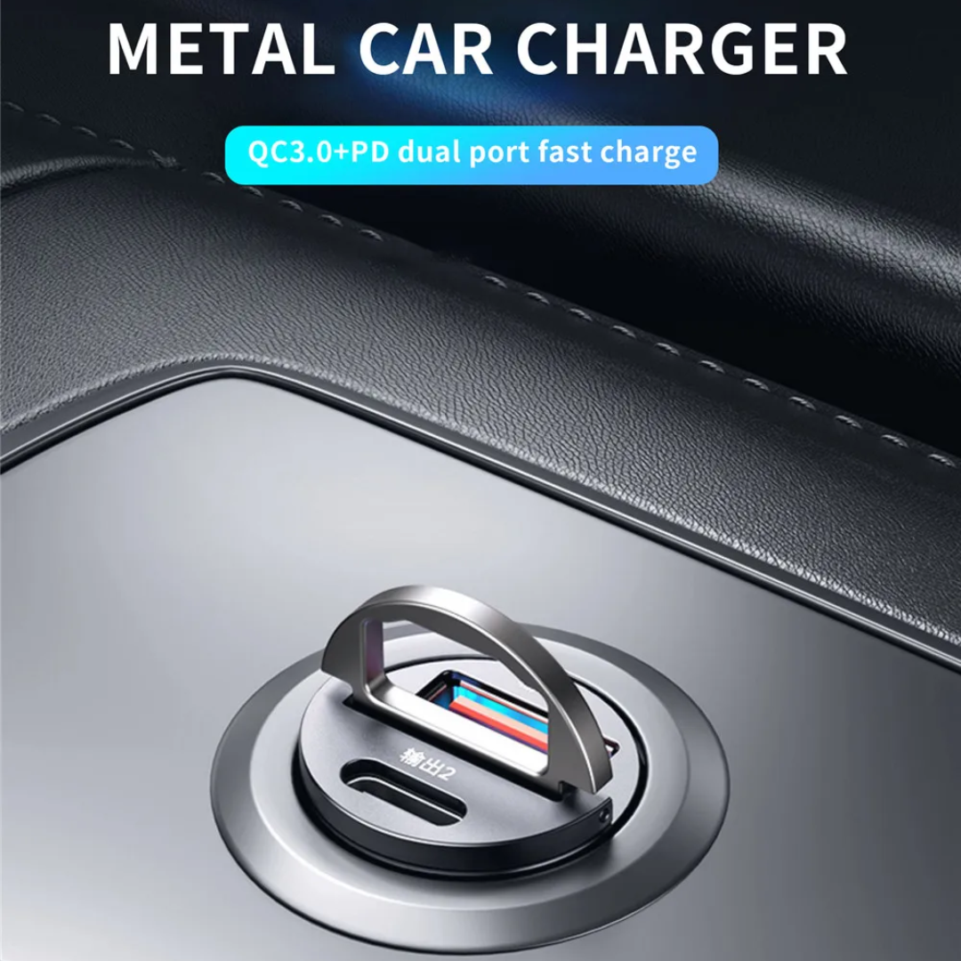 CarAdapter 1+1 GRATIS: Mini Universell Ladeadapter for Bil