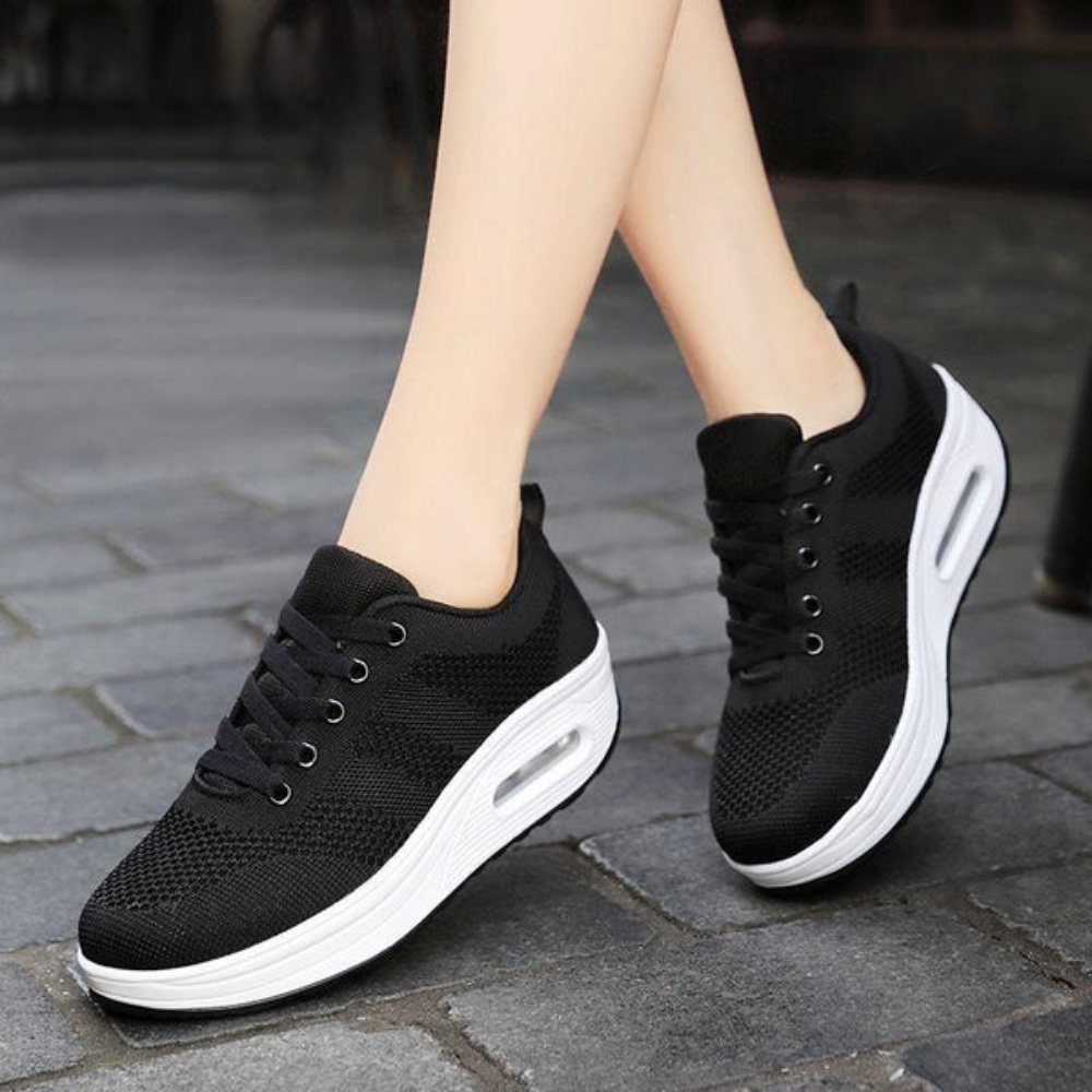 Happy™ CozySneakers: Avslappet Hverdag, Myk Støtte, Koselige Sneakers for Kvinner