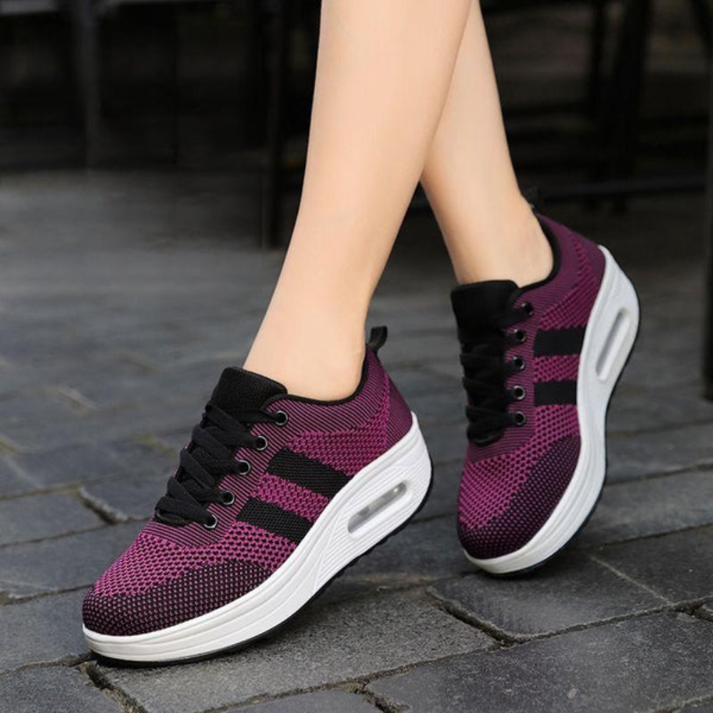 Happy™ CozySneakers: Avslappet Hverdag, Myk Støtte, Koselige Sneakers for Kvinner
