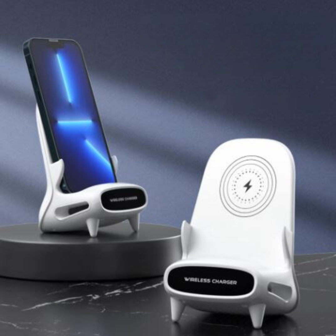 ChargingChair: Mini Stol Trådløs Telefon Hurtiglader