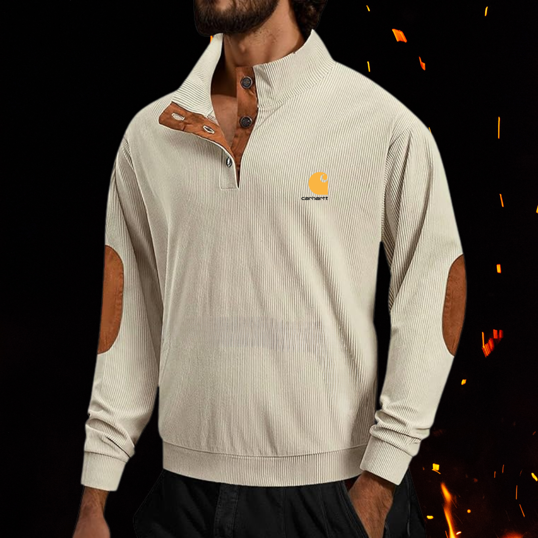 Icone™ CorduroySweatshirt: Avslappet Langermet Corduroy Genser