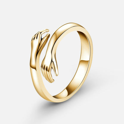 Jewelance™ HugRing 1+1 GRATIS: Justerbar Klemmering Promise Ring