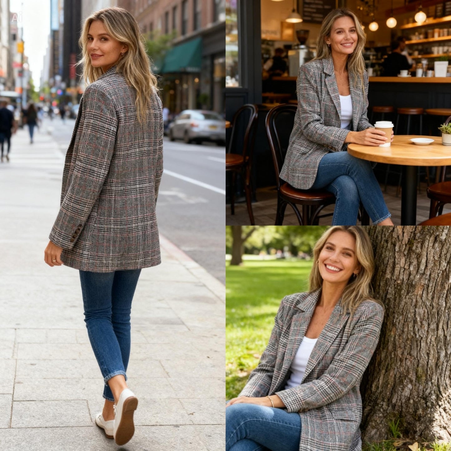 Icone™ LapelBlazer: Kvinders Stilfulde Afslappet Revers Blazer