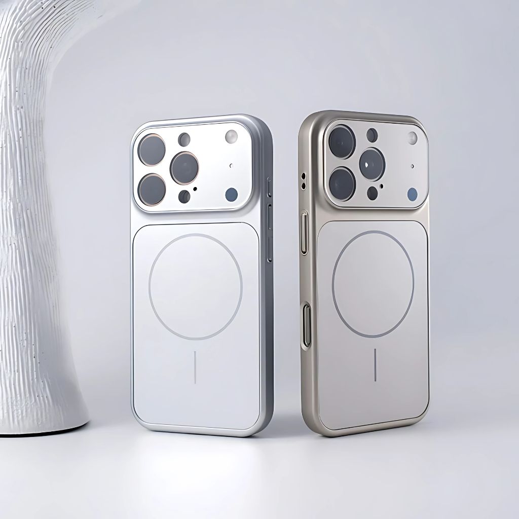 MagsafeCase: iPhone Magsafe Glas Linse Beskyttelses Telefon Etui