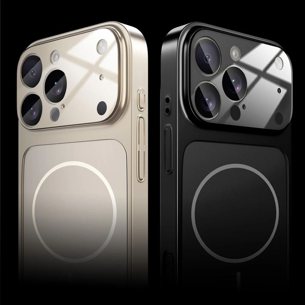 MagsafeCase: iPhone Magsafe Glas Linse Beskyttelses Telefon Etui