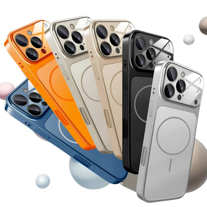 MagsafeCase: iPhone Magsafe Glas Linse Beskyttelses Telefon Etui