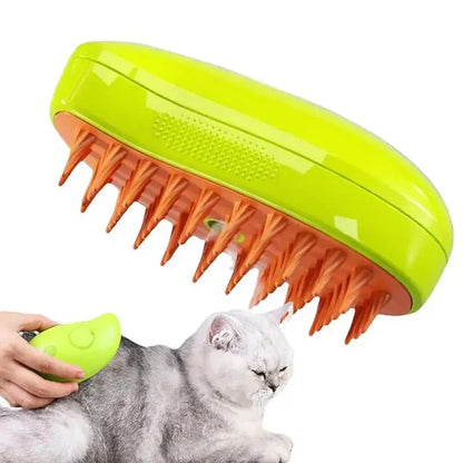 DogCatFri™ SteamBrush: Damp Kjæledyr Pleiebørste