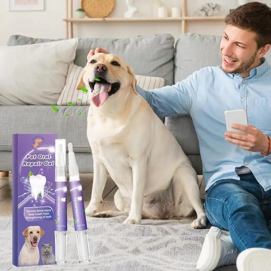 DogCatFri™ DentalPet: Kjæledyr Dental reparasjon og rengjøringsgel