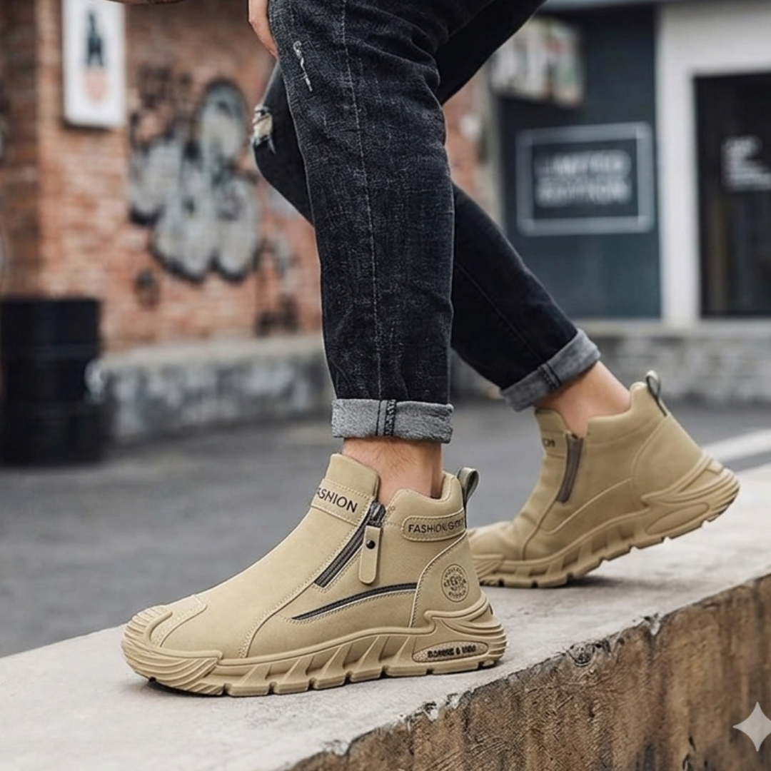 Happy™ OutdoorShoes: Side Lynlås Vandreture Udendørs Sko For Mænd