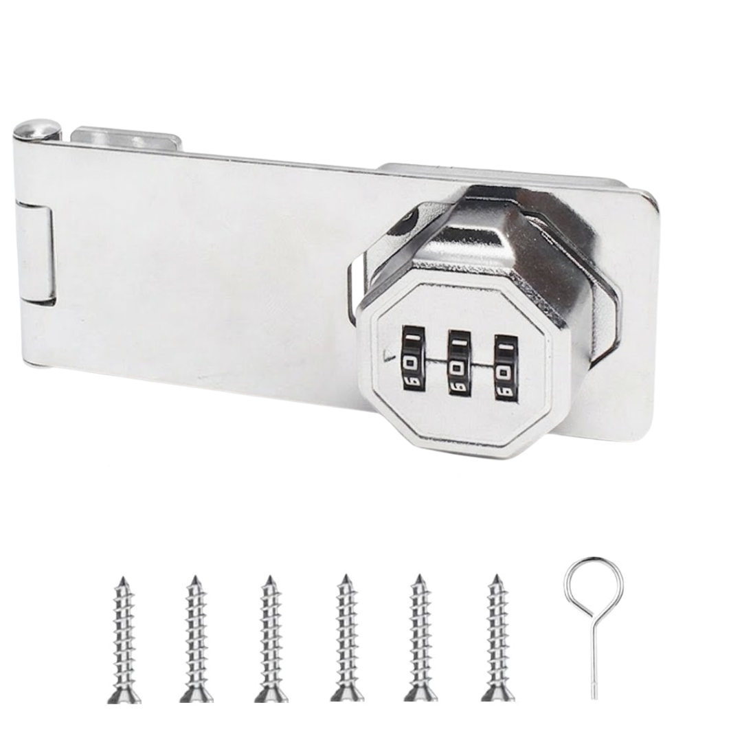 GlideHold® SmartLock: Nem Installation 3-Cifret Kombination Smart Slås