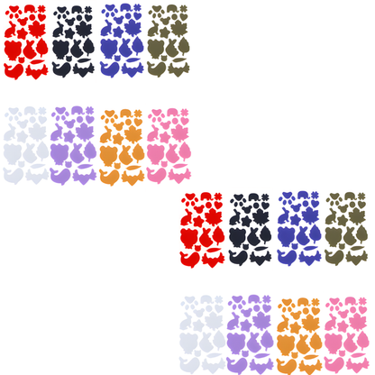 FabricPatches 1+1 GRATIS: Dekorative Klæbende Hul Lappe Reparation Klæde Stof Patches