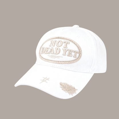 Icone™ BaseballCap: Ikke Død Endnu Citat Baseball Vintage Kasket