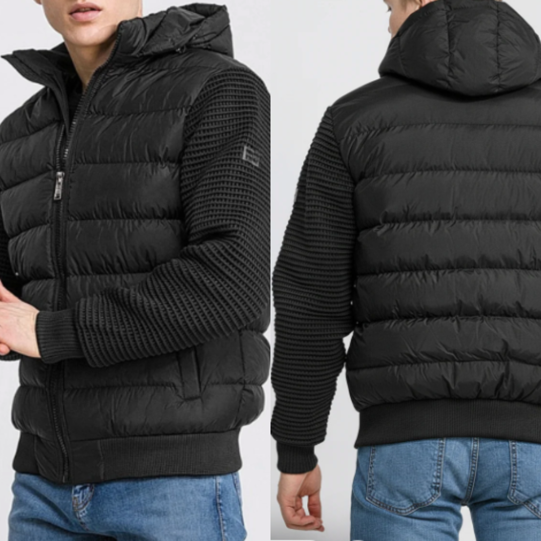 Icone™ WindbreakerJacket: Herre Hette Polstret Vindjakke Jakke