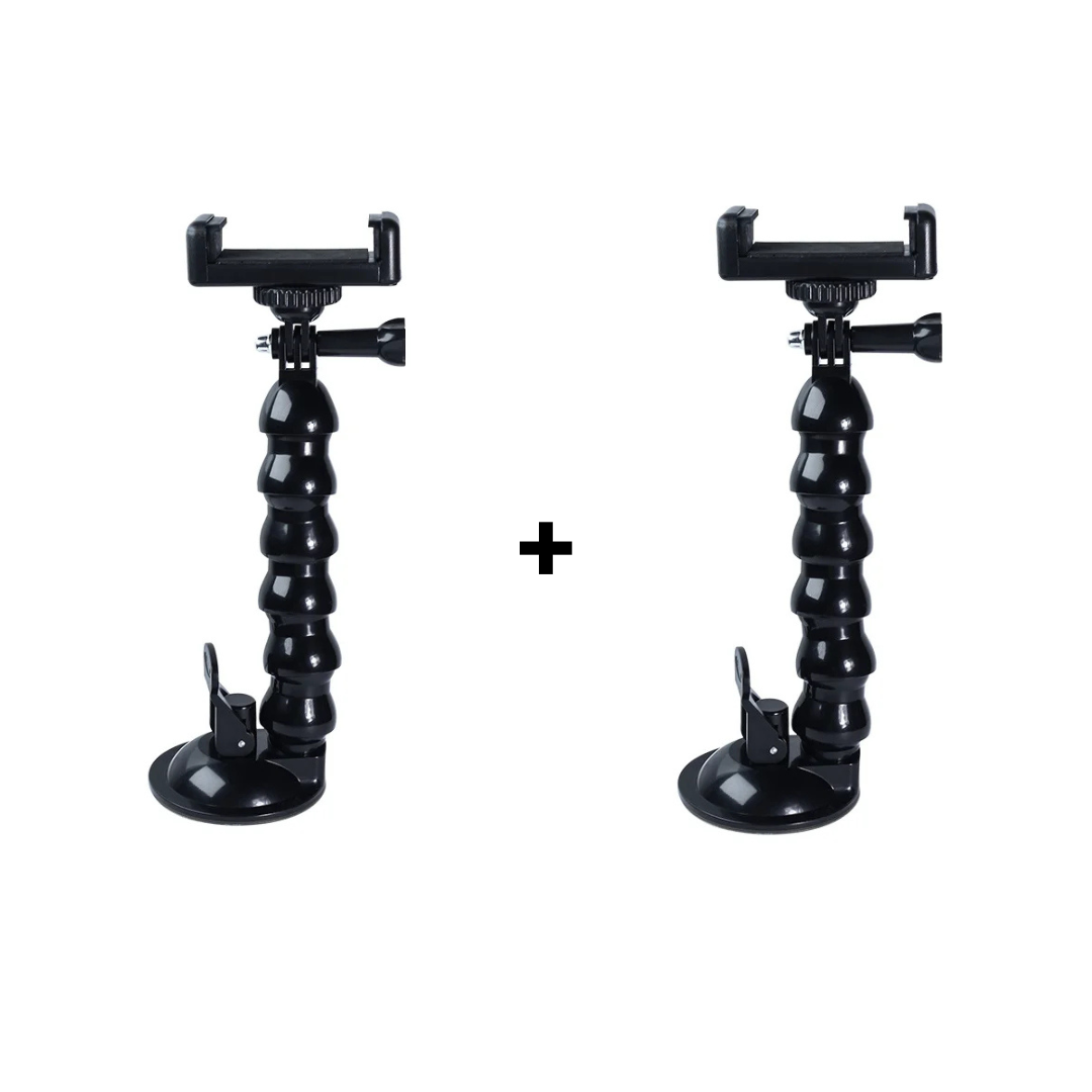 GlideHold® FlexibleHolder 1+1 GRATIS: Universal Suge Grundlag Svanehals Telefon Fleksibel Holder