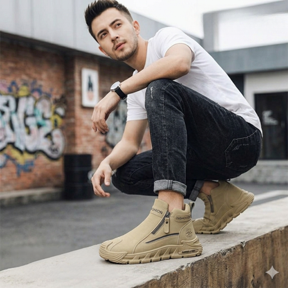 Happy™ OutdoorShoes: Side Lynlås Vandreture Udendørs Sko For Mænd