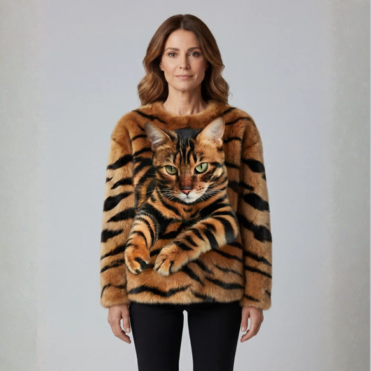 Icone™ AnimalSweater - Stilig Koselig Komfort Passende Dyregenser Trykk
