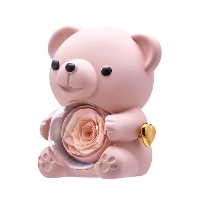 Jewelance™ TwinHearts – Roterende Rose Tvillinghjerter Halskæde Gave Smykke