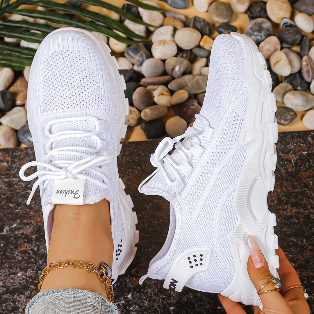 Happy™ BreathableSneakers: Dame Mesh Sports Pustende Joggesko