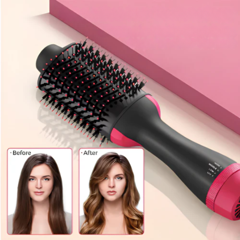 Rose® VolumeBrush: 2-I-1 Føntør-Styling Og Volumenbørste