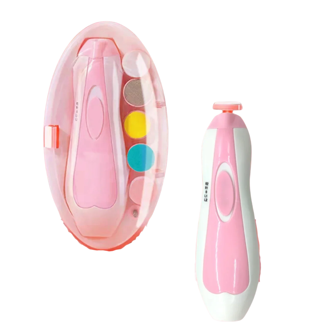 Kletshuts™ NailFile 1+1 GRATIS: Batteridrevet Blid Spædbarn Neglefil Sæt