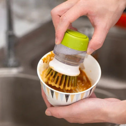 Globetrek° DishwashingBrush 1+1 GRATIS: Nem At Bruge Sæbedispenser Køkken Skrubbe Opvask Børste