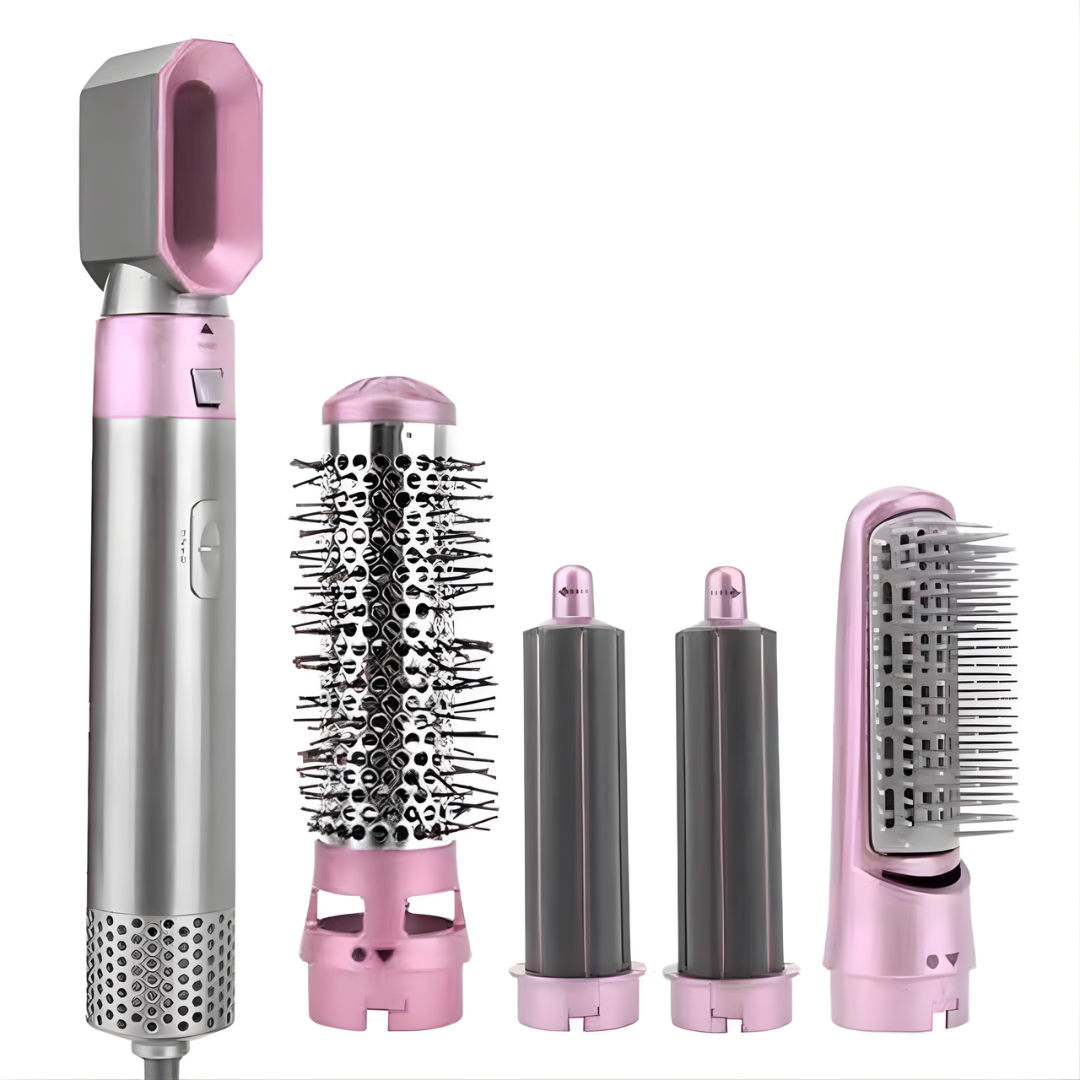 Rose® HairStyler - 5 i 1 Profesjonelt Hårstyling-Børstesett
