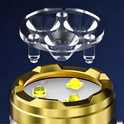 MiniFlashlight - Mini Tre-øyet Super Power Lommelykt