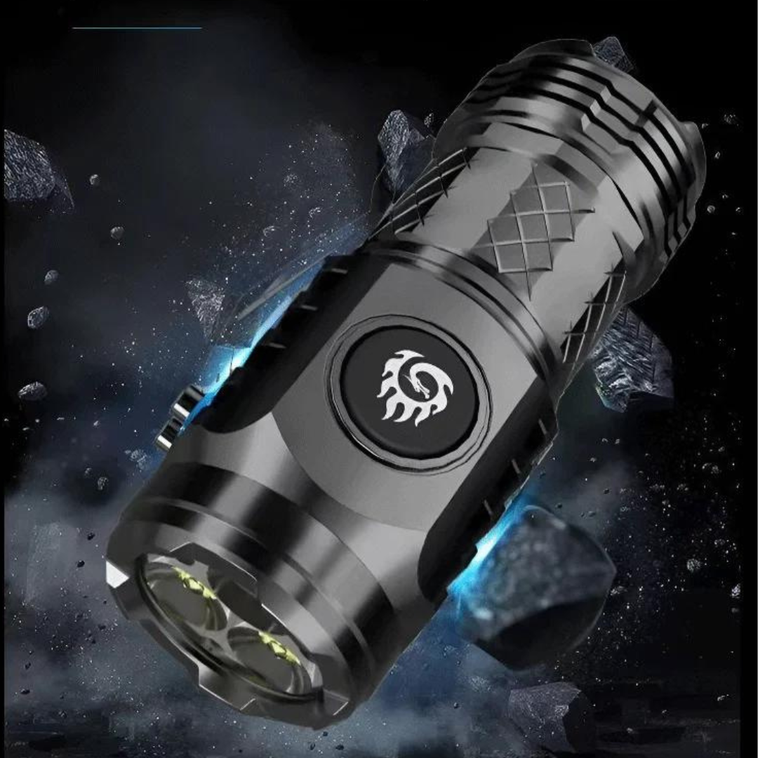 MiniFlashlight - Mini Tre-øyet Super Power Lommelykt