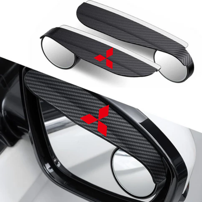 MirrorVisors 1+1 GRATIS: Bilsidespeil Regn Øyenbryn Blindsone Speil Visirer