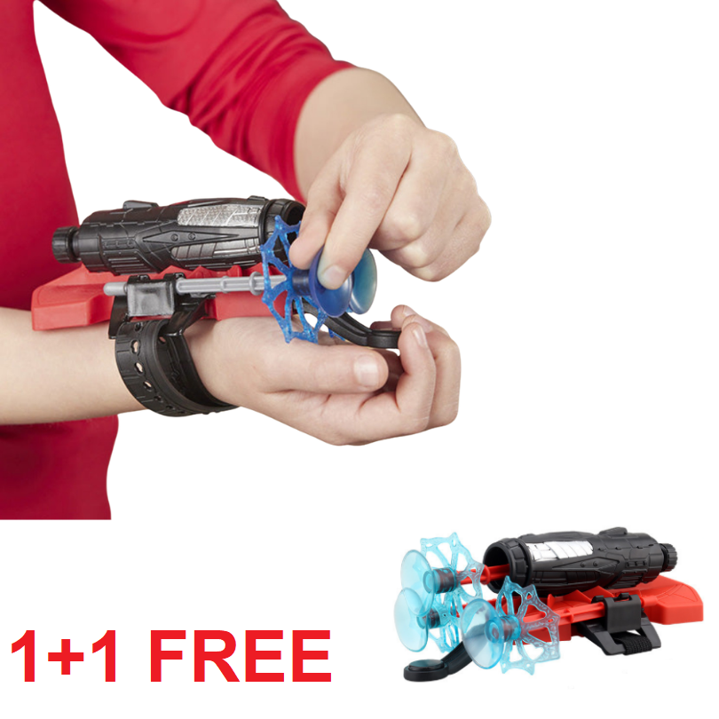 Kletshuts™ WebShooter 1+1 GRATIS: Bærbart Web Launcher Legetøj Suge Dart Skyder