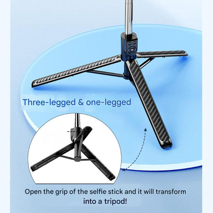 SelfieStick - Selfie Stick Med Dobbelt Lys