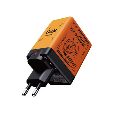 DualCharger: Rask Lading Dobbelt Uttrekkbar Kabel Reiselader