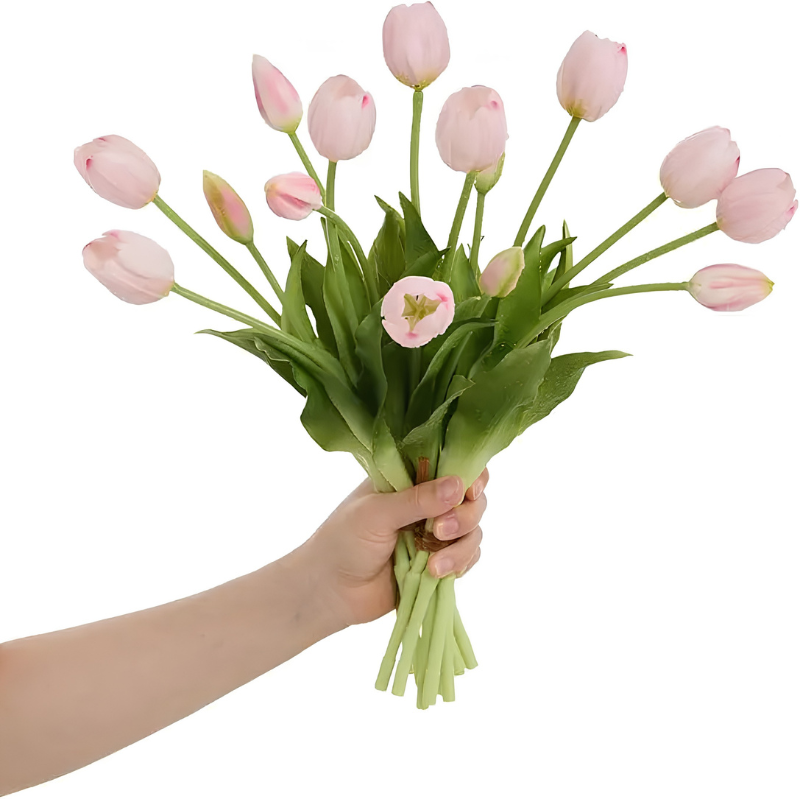 ArtificialTulips: Realistisk Skjønnhet Kunstig Blomsterdekorasjon Tulipansett