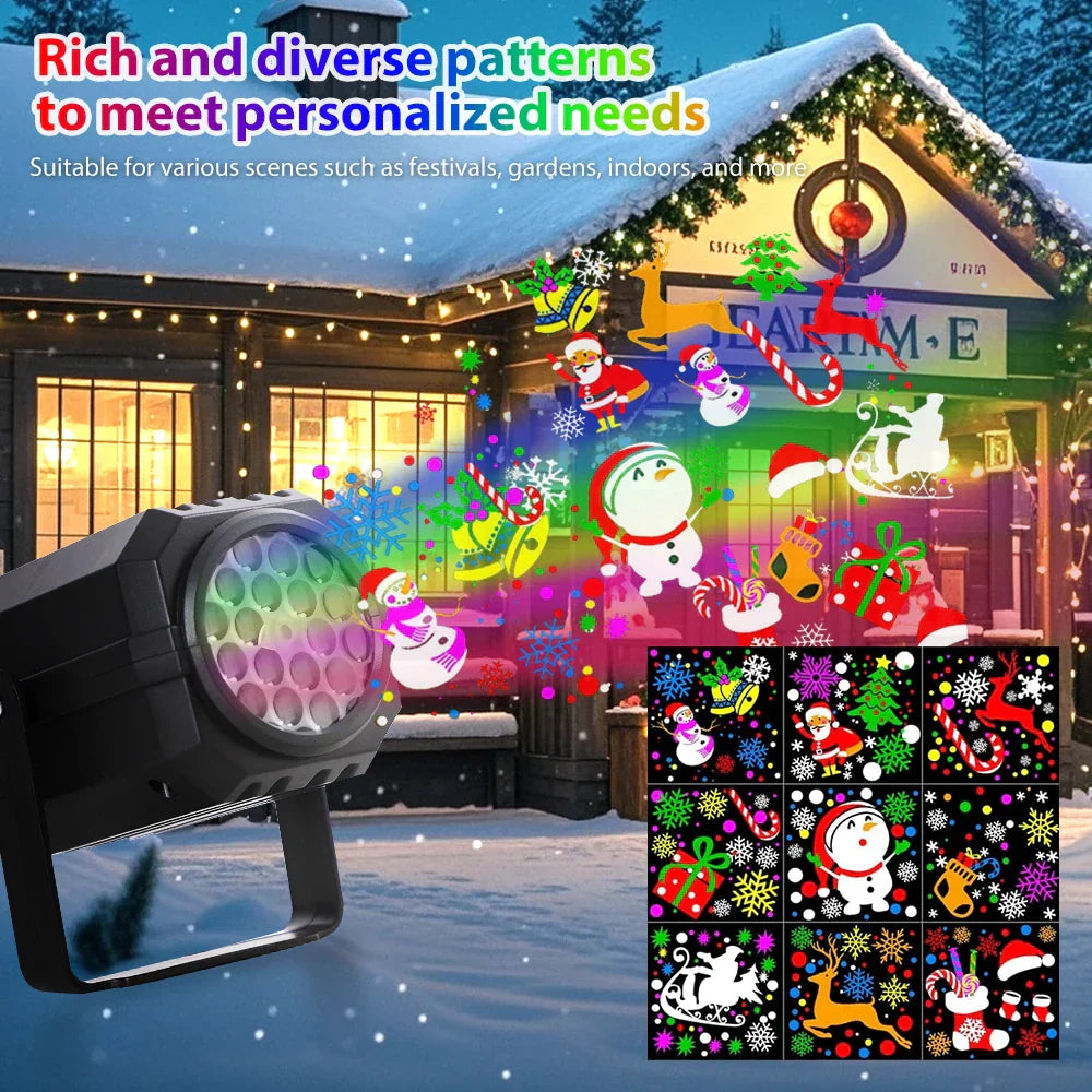Ledsen™ ChristmasProjector: Nydelig Magisk Jul Projektor Dekorasjonslys