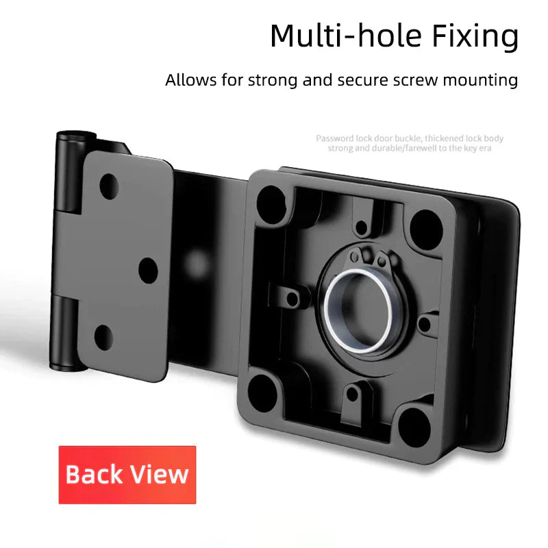 GlideHold® SmartLock: Nem Installation 3-Cifret Kombination Smart Slås