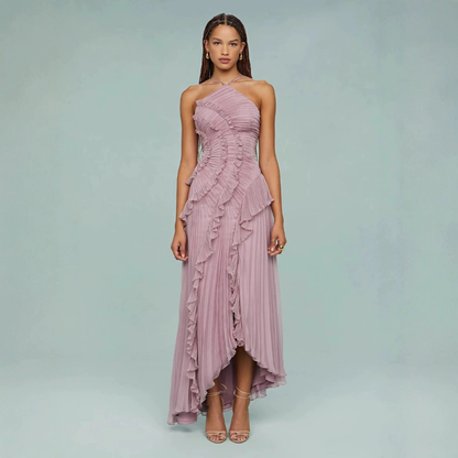 Icone™ RuffleDress - Elegant Stråleglans Luksus Ruffle Kjole