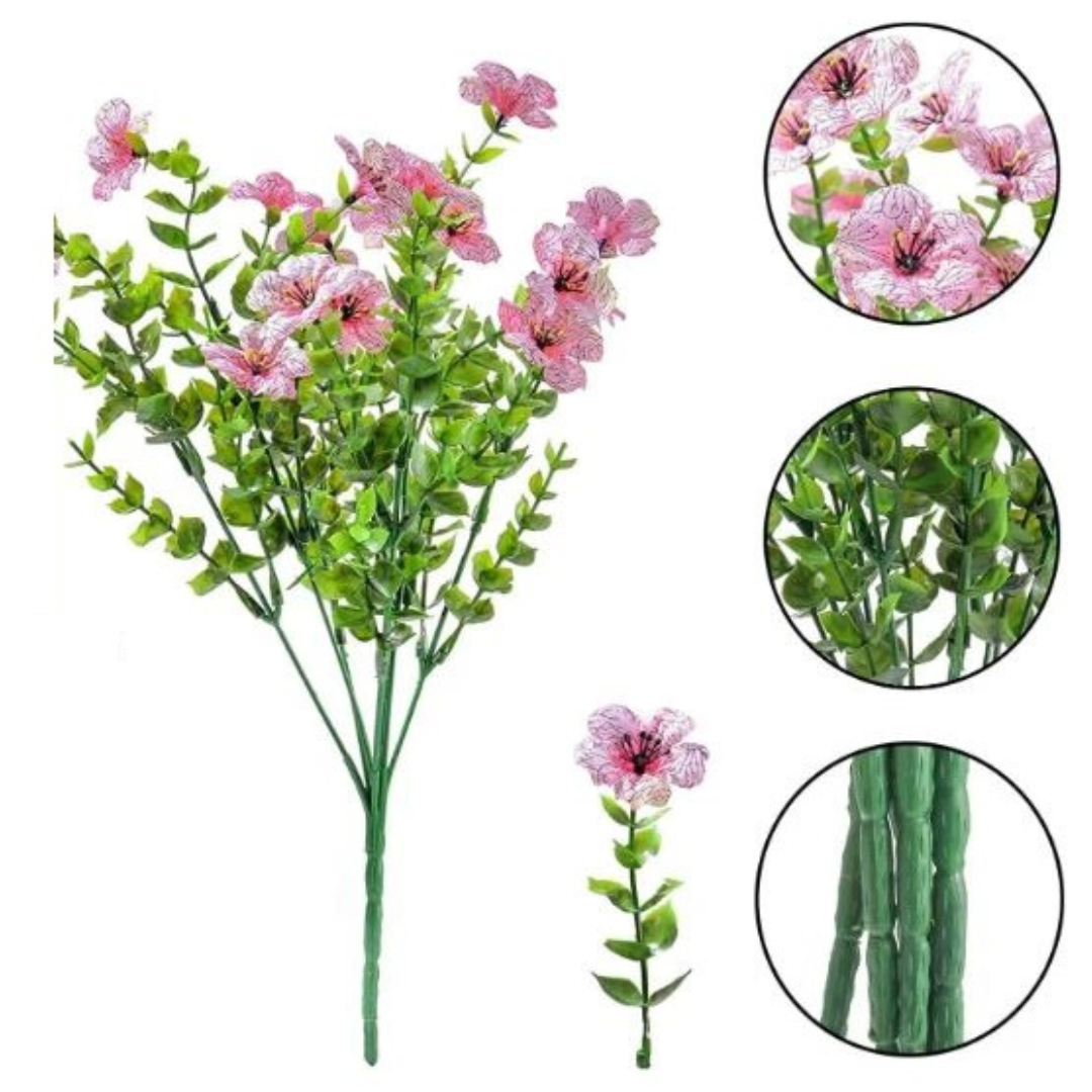 Globetrek° ArtificialFlowers 1+1 GRATIS: Utendørs og Innendørs Kunstige Blomster Planter