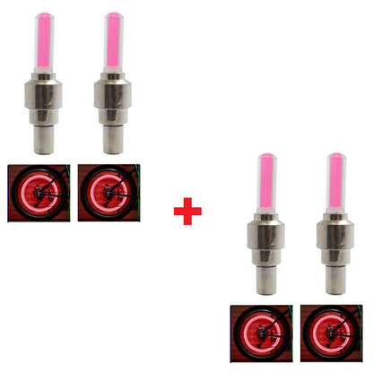 Ledsen™ ValveLights 1+1 GRATIS: LED Dækventilkapper Natridt Hjullys