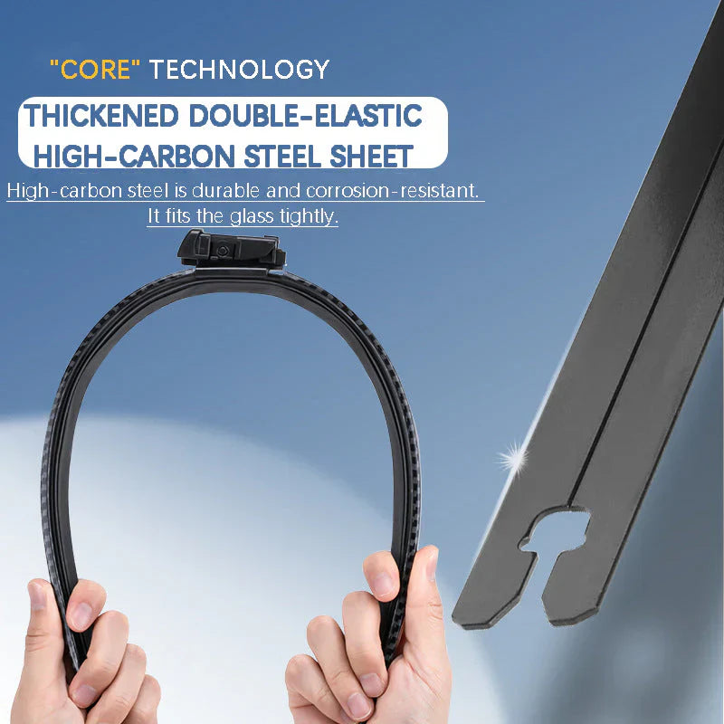 WindshieldWipers: Streak-Gratis Synlighed Holdbar Stille Nem Installation Vinduesviskere
