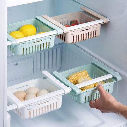 Globetrek° FridgeRack - Utrekkbar Oppbevaringshylle Til Kjøleskap